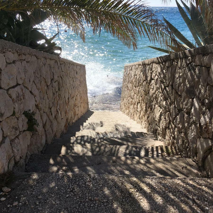 טרוגיר Luxury Seaside Villa With A Classic Mediterranean Olive Garden, A Fully Equipped Professional Kitchen, Pool, Sauna, Padle Boards And Canoe - Miolin Beach House מראה חיצוני תמונה